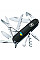 Нож Victorinox Huntsman Ukraine 91мм/15функ/карта Украины сине-желтая/черный