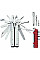 Мультитул Victorinox Swisstool X Plus Ratchet 115мм/38функ/серебристый + черный кожаный чехол