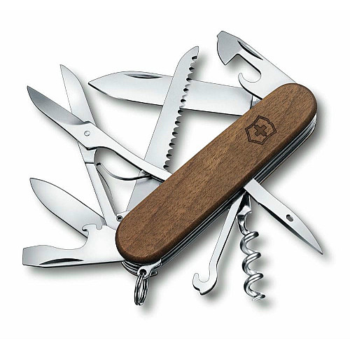 Нож Victorinox Huntsman Wood 91мм/13функ/орех, блистер
