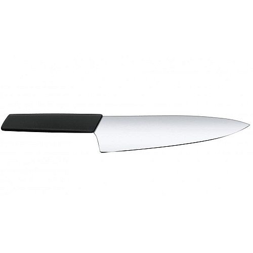 Кухонный нож Victorinox Swiss Modern Carving, 20 см, черный. ручкой, блистер