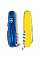 Нож Victorinox Spartan Ukraine 91мм/12функ/проз.сине-желтый