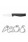 Fiskars Кухонний ніж для овочів Hard Edge, 9 см