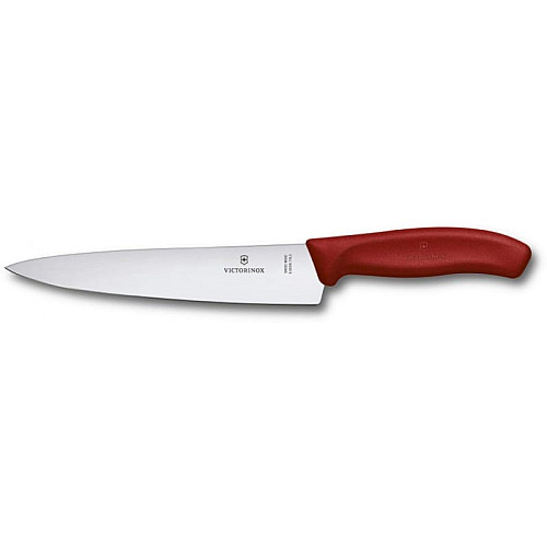 Кухонний ніж Victorinox SwissClassic Carving, 19 см, з черв. ручкою, блістер