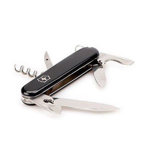 Ніж Victorinox Spartan 91мм/12функ/чорний, блістер