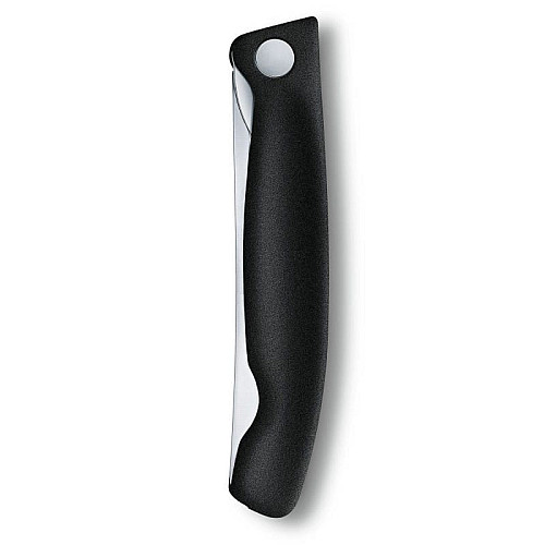Кухонный нож Victorinox SwissClassic Foldable Paring, 11 см, черный. ручкой, блистер
