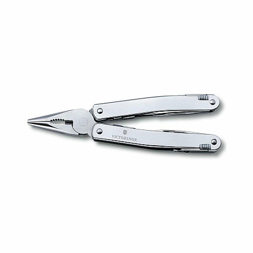 Мультитул Victorinox Swisstool Spirit X 105мм/24функ + коричневый кожаный чехол