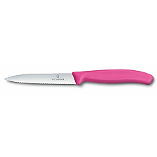 Кухонний ніж Victorinox SwissClassic Paring Vx6.7736.L5, 10 см, з рож. ручкою