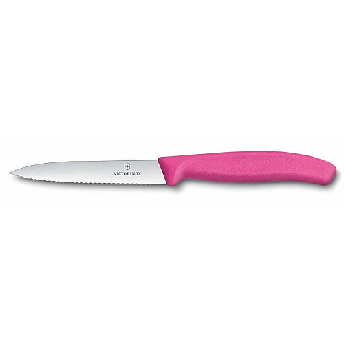 Кухонный нож Victorinox SwissClassic Paring Vx6.7736.L5, 10 см, с рож. ручкой