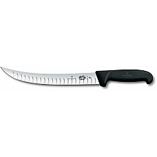 Кухонний ніж Victorinox Fibrox Butcher Vx5.7223.25, 25 см, з чорн. ручкою