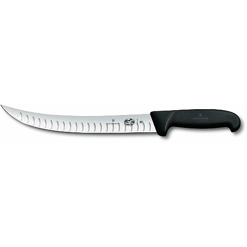 Кухонный нож Victorinox Fibrox Butcher Vx5.7223.25, 25 см, с черн. ручкой