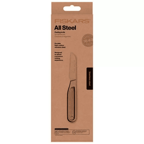 Ніж для овочів Fiskars All Steel, 7 см, сріблястий (1062889)