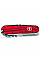 Ніж Victorinox Swisschamp 91мм/33функ/прозорий червоний