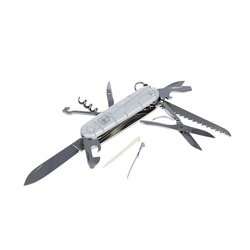 Ніж Victorinox Huntsman 91мм/15функ/сріблястий
