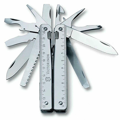 Мультитул Victorinox Swisstool 115мм/26функ + черный пластиковый чехол
