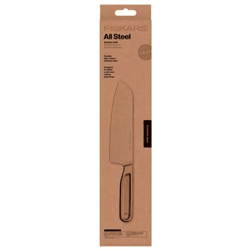 Ніж Santoku Fiskars All Steel, 17 см, сріблястий (1062884)