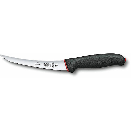 Кухонный нож Victorinox Fibrox Boning Superflex, 15 см, черный. ручкой Dual Grip