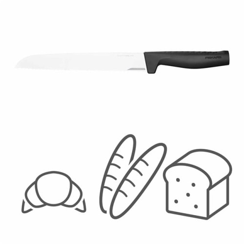 Fiskars Кухонний ніж для хліба Hard Edge, 22 см