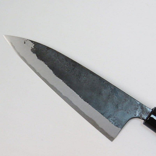 Нож кухонный Hanakumagawa Funayuki, широкий, Shirogami steel #2, ручка магнолия, 165 мм (4580149741089)