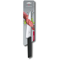 Кухонний ніж Victorinox Swiss Modern Carving 6.9013.19B, 19 см, з чорн. ручкою (блістер)