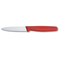 Кухонний ніж Victorinox Paring, 8 см, з черв. ручкою
