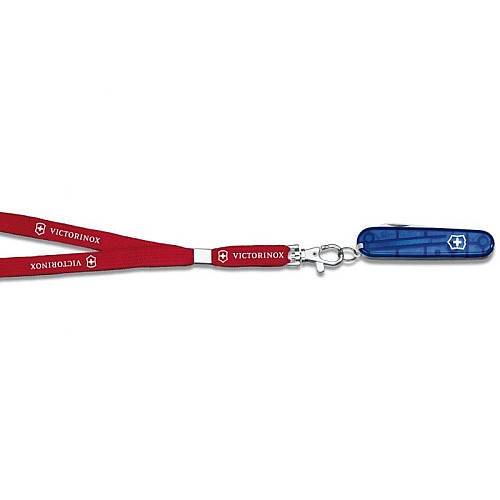 Нож Victorinox My First 84мм/9функ/прозрачный синий + цепь.41815+шнурок 4187