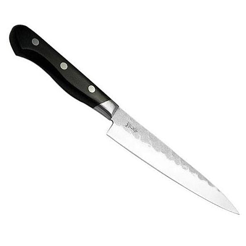 Нож кухонный Paring 135 мм лезвие, AOGAMI #2 ламинированная SUS 410, HONMAMON (4582243656030)