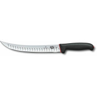 Кухонний ніж Victorinox Fibrox Butcher, 25 см, з чорн. ручкою Dual Grip