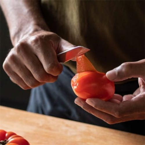 Ніж для овочів Fiskars All Steel, 7 см, сріблястий (1062889)