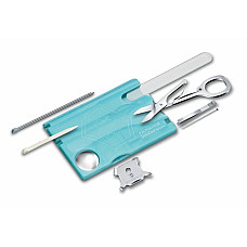 Набор Victorinox Swisscard Nailcare 82х54х4мм/13функ/прозрачный голубой