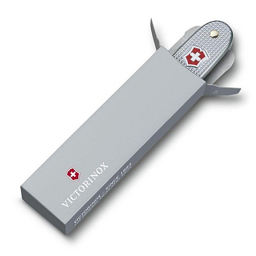 Ніж Victorinox Farmer 93мм/9функ/рифл/сріблястий