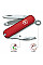 Ніж Victorinox Rally 58мм/9функ/червоний