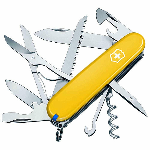Ніж Victorinox Huntsman Ukraine 91мм/15функ/жовто-синій