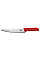 Кухонний ніж Victorinox Fibrox Carving, 25 см, з черв. ручкою