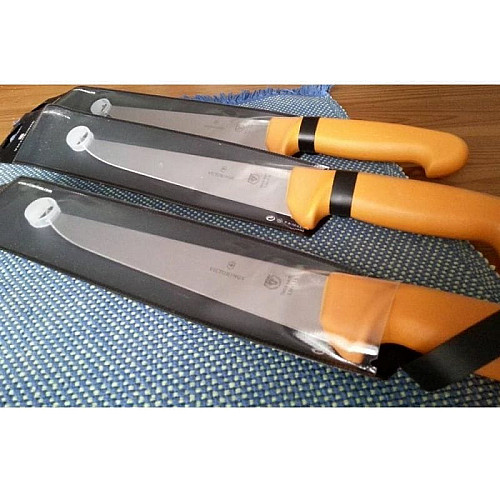 Кухонний ніж Victorinox Swibo Sticking, 25 см, з жовт. ручкою