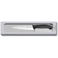 Кухонний ніж Victorinox SwissClassic Carving Vx6.8003.15G, 15 см, з чорн. ручкою, у подар.уп.