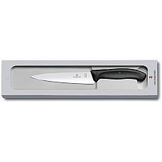 Кухонный нож Victorinox SwissClassic Carving Vx6.8003.15G, 15 см, с черн. ручкой, в подар.уп.