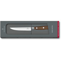 Кухонний ніж Victorinox Grand Maitre Wood Steak, 12 см, з дерев. ручкою, у подарунковому пакуванні
