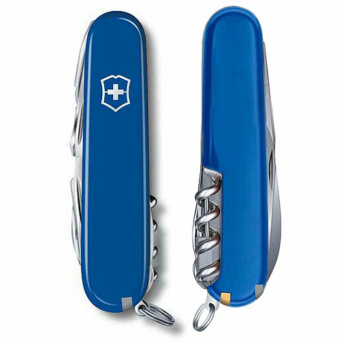 Ніж Victorinox Swisschamp 91мм/33функ/синій