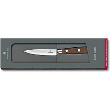 Кухонний ніж Victorinox Grand Maitre Wood Kitchen, 10 см, з дерев. ручкою, у подарунковому пакуванні