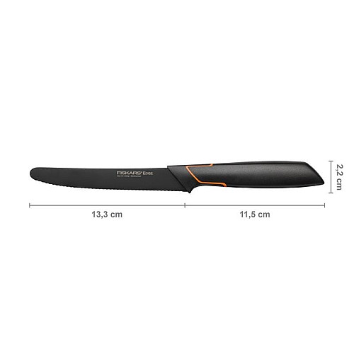 Кухонний ніж для томатів Fiskars Edge Black 13 см (1003092)