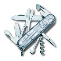 Ніж Victorinox Climber 91мм/14функ/прозорий срібний