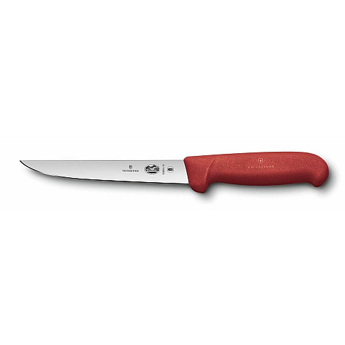 Кухонный нож Victorinox Fibrox Boning, 15 см с черв. ручкой