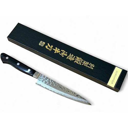 Ніж кухонний Paring 135 мм лезо, VG10 Damascus-17 61HRC, HONMAMON (4573200716577)