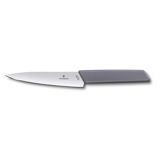 Кухонный нож Victorinox Swiss Modern Kitchen, 15 см, из сирени. ручкой, блистер