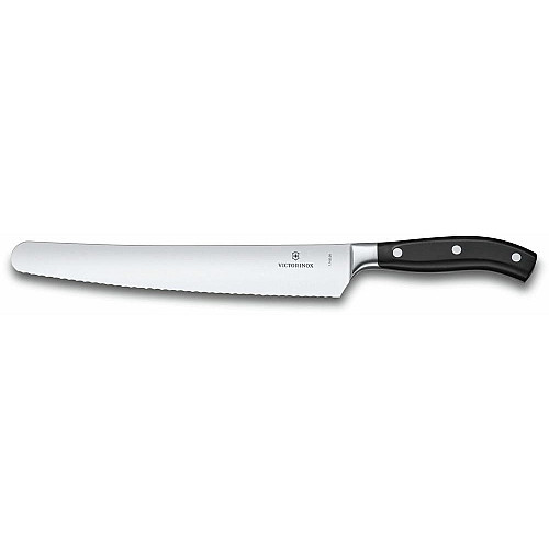 Кухонный нож Victorinox Grand Maitre Bread 7.7433.26G для хлеба, 26 см, с черн. ручкой, в подарок. уп.