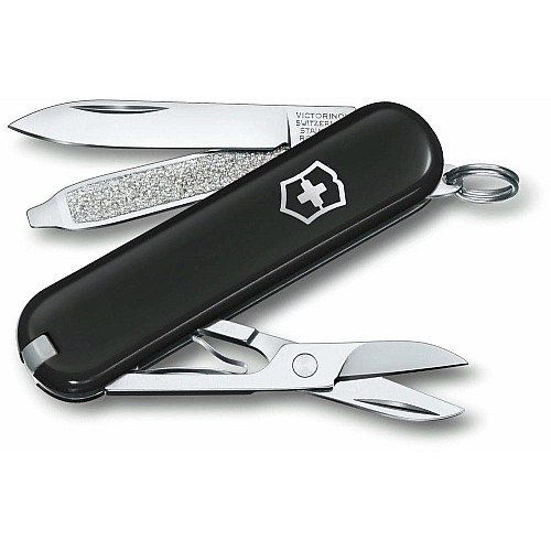 Нож Victorinox Classic SD Colors Dark Illusion Vx0.6223.3G 58 мм/7 функций/черный.
