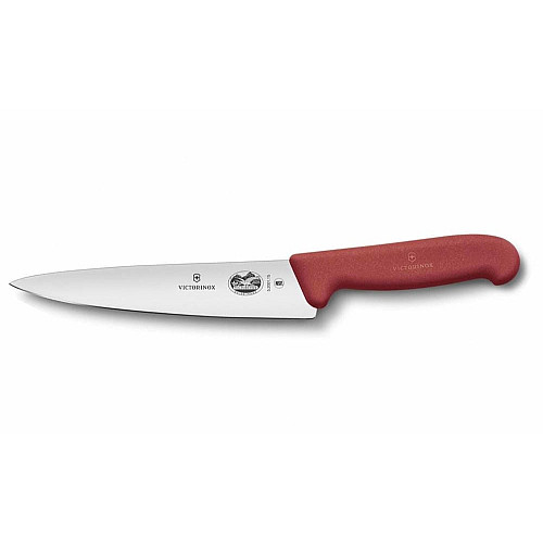 Кухонный нож Victorinox Fibrox Kitchen, 15 см, из черв. ручкой