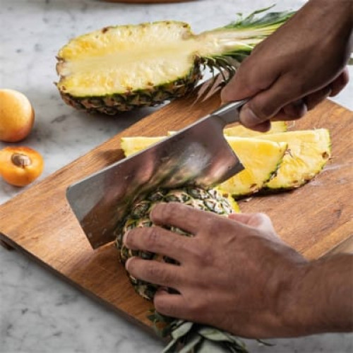 Ніж китайський кухарський Fiskars All Steel, 16 см, сріблястий (1062885)