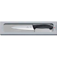 Кухонний ніж Victorinox SwissClassic Carving Vx6.8003.12G, 12 см, з чорн. ручкою, у подар.уп.