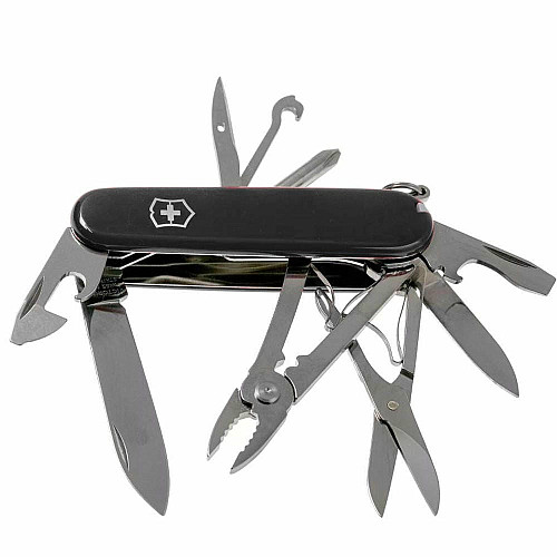 Нож Victorinox Deluxe Tinker 91мм/17функ/черный
